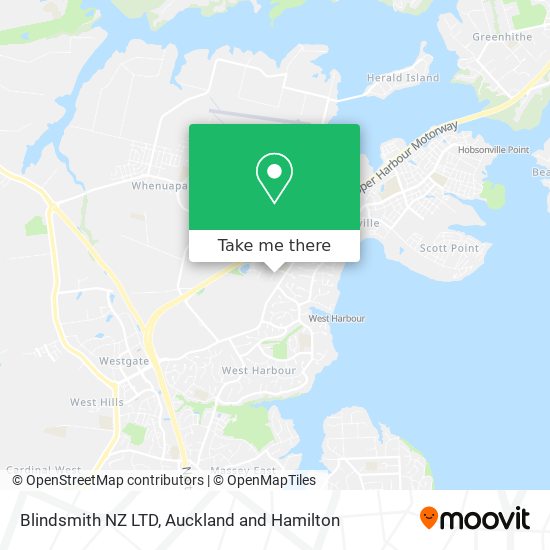 Blindsmith NZ LTD map