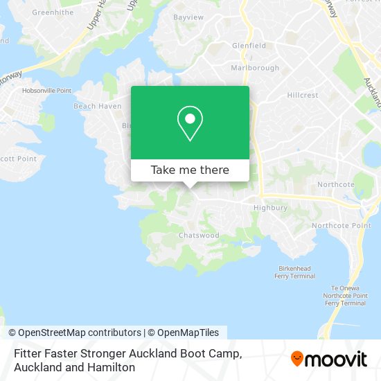 Fitter Faster Stronger Auckland Boot Camp map