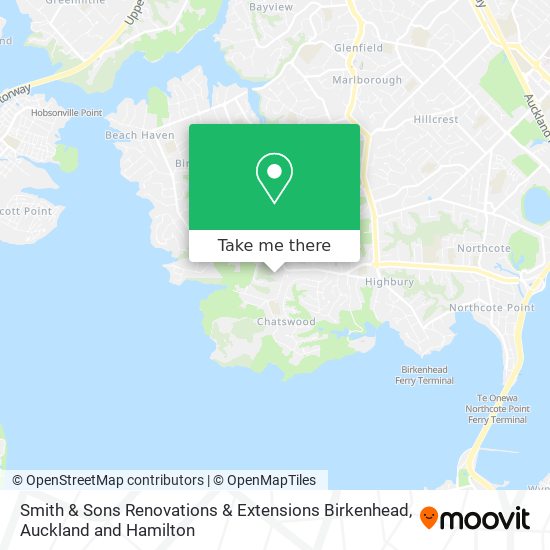 Smith & Sons Renovations & Extensions Birkenhead map