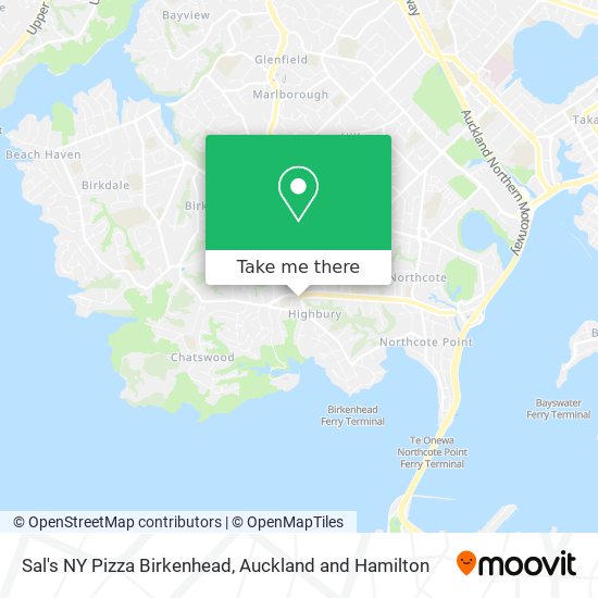 Sal's NY Pizza Birkenhead地图