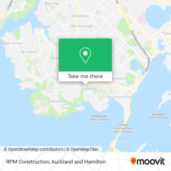RPM Construction map