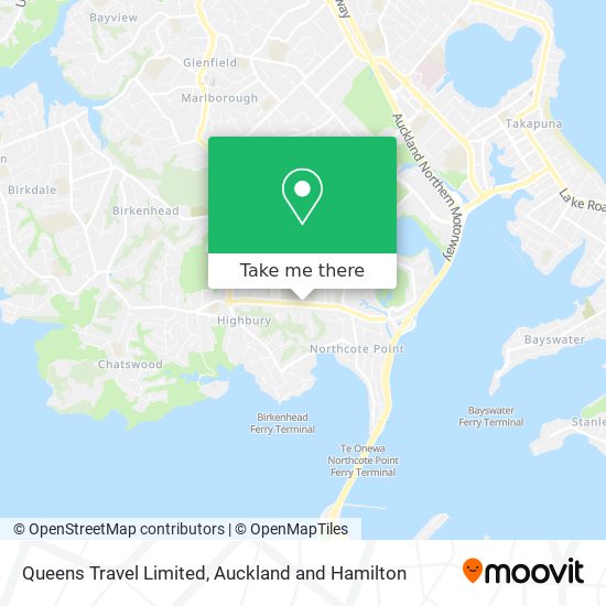 Queens Travel Limited map