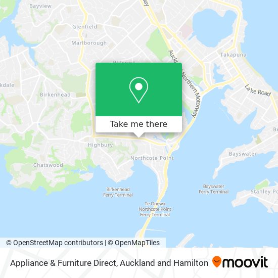 Appliance & Furniture Direct map