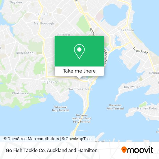 Go Fish Tackle Co map