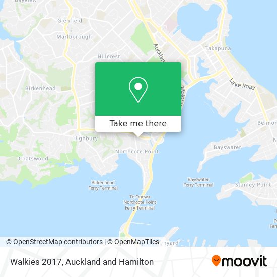 Walkies 2017 map