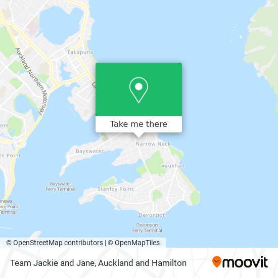 Team Jackie and Jane map