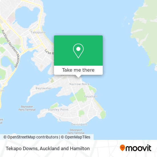 Tekapo Downs map