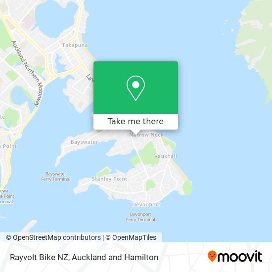 Rayvolt Bike NZ map