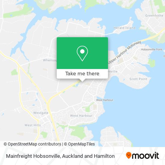 Mainfreight Hobsonville map