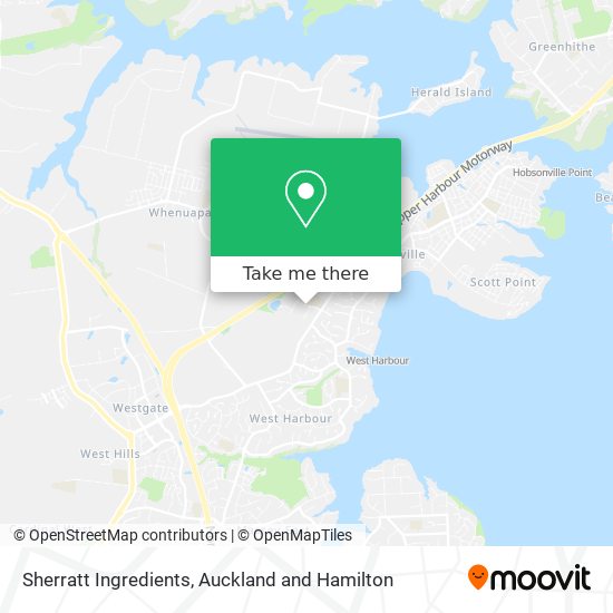 Sherratt Ingredients map