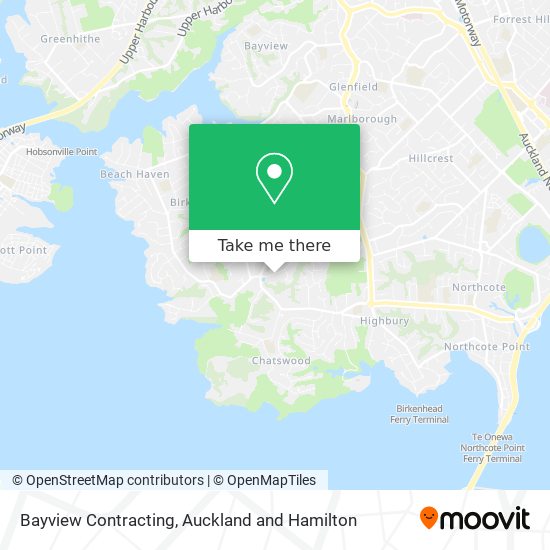 Bayview Contracting map