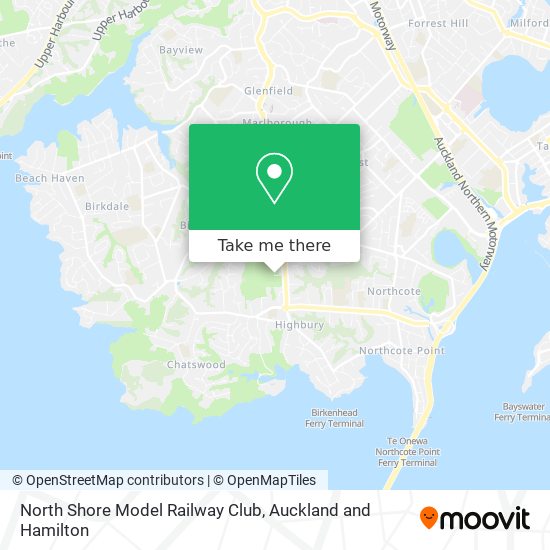 North Shore Model Railway Club map