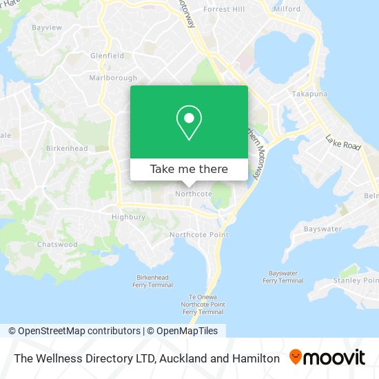 The Wellness Directory LTD map