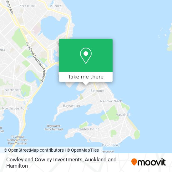 Cowley and Cowley Investments map