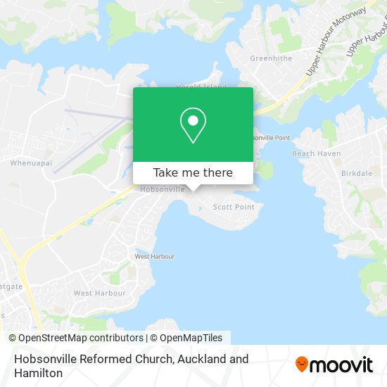 Hobsonville Reformed Church map