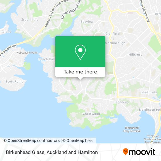 Birkenhead Glass map