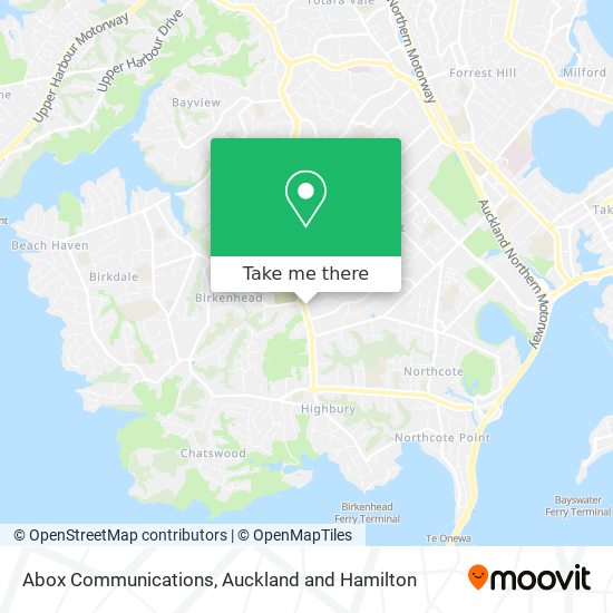 Abox Communications map