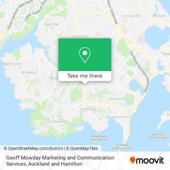 Geoff Mowday Marketing and Communication Services地图