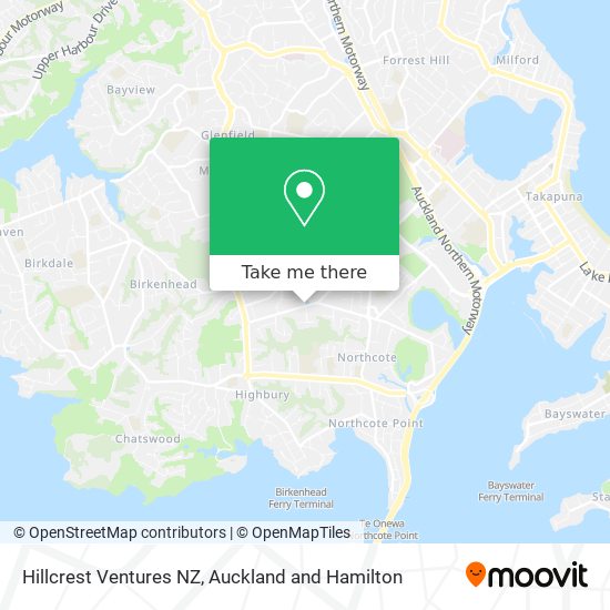 Hillcrest Ventures NZ地图