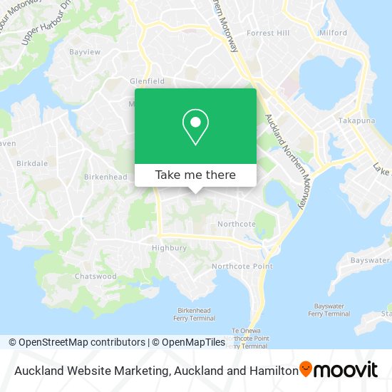 Auckland Website Marketing地图
