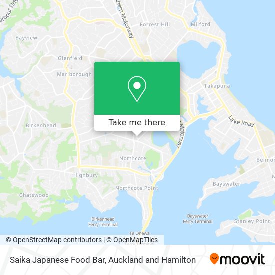 Saika Japanese Food Bar map