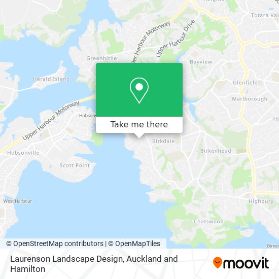 Laurenson Landscape Design map