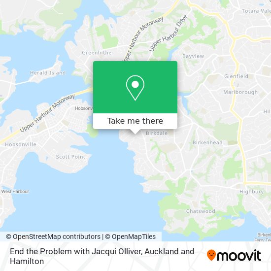 End the Problem with Jacqui Olliver map