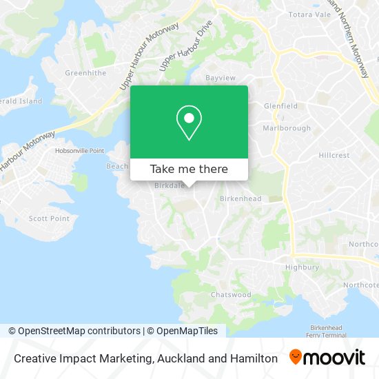 Creative Impact Marketing map