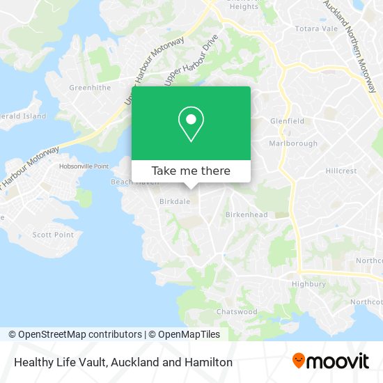 Healthy Life Vault map