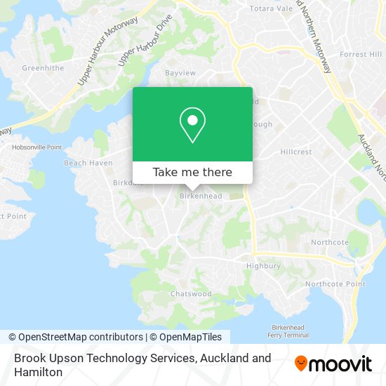 Brook Upson Technology Services map