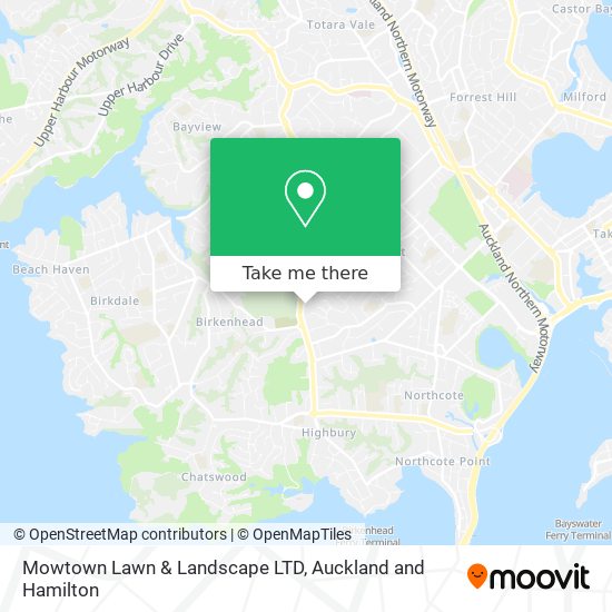 Mowtown Lawn & Landscape LTD map