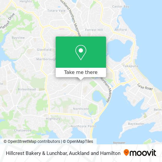 Hillcrest Bakery & Lunchbar地图