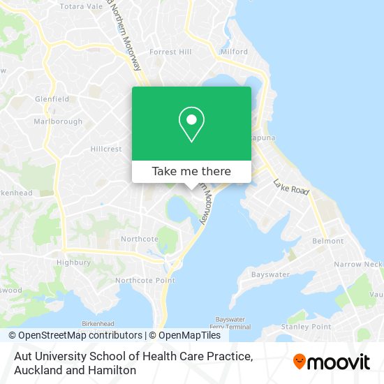 Aut University School of Health Care Practice地图