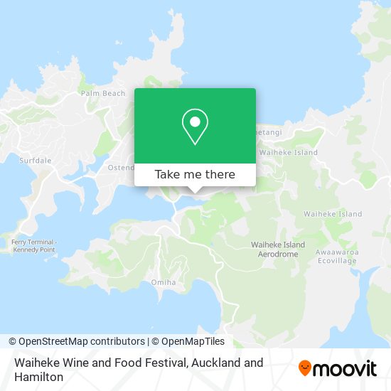 Waiheke Wine and Food Festival地图