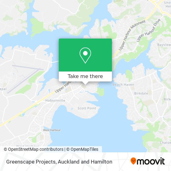 Greenscape Projects map