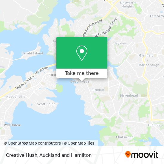 Creative Hush map