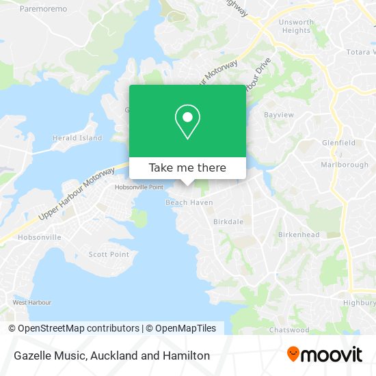Gazelle Music map