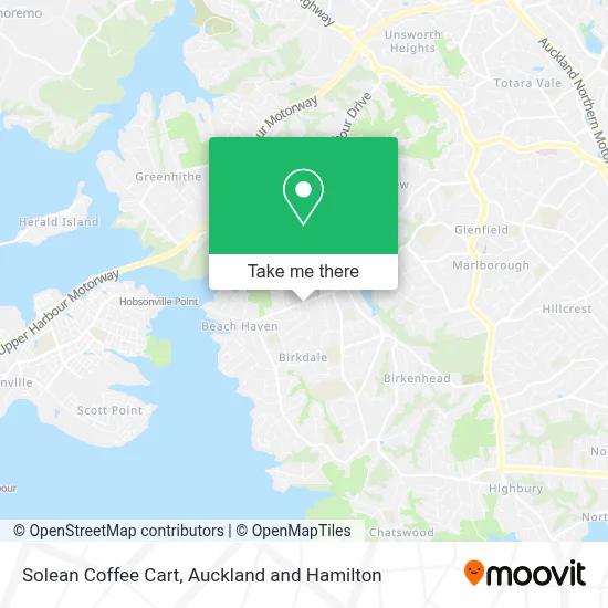 Solean Coffee Cart map
