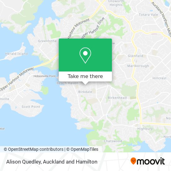 Alison Quedley map