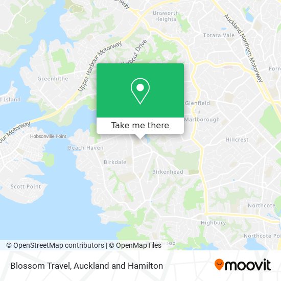 Blossom Travel map