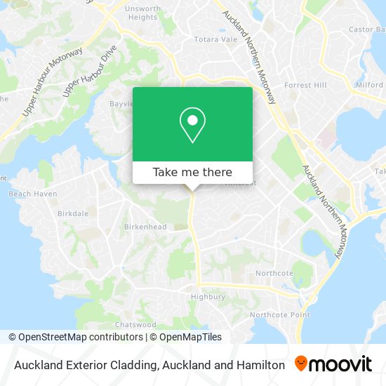 Auckland Exterior Cladding map
