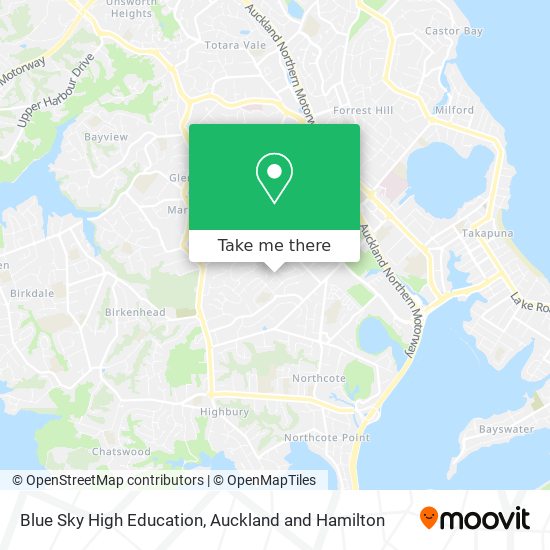 Blue Sky High Education map