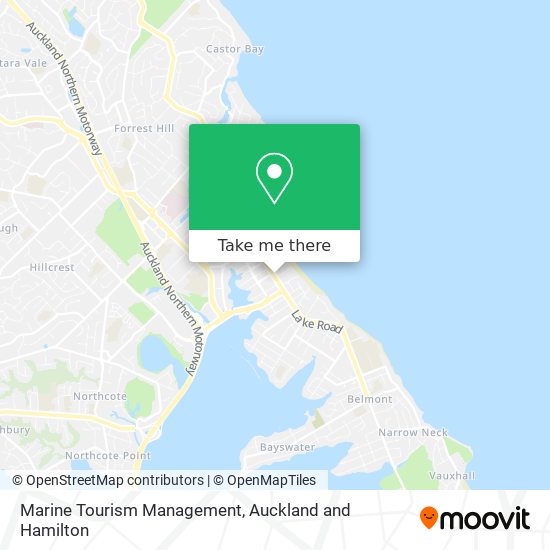 Marine Tourism Management map