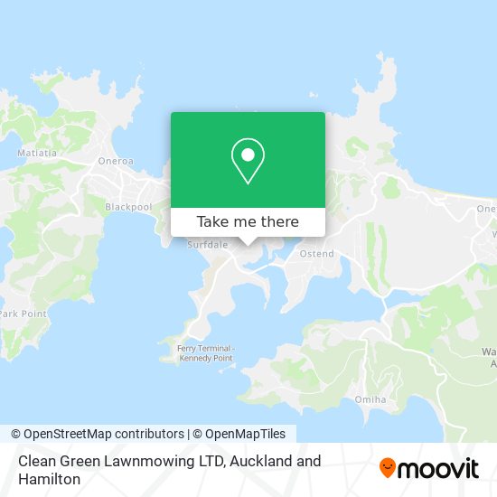 Clean Green Lawnmowing LTD map