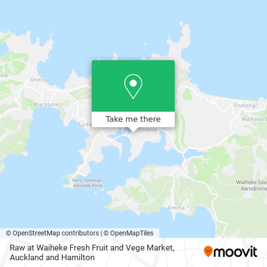 Raw at Waiheke Fresh Fruit and Vege Market地图