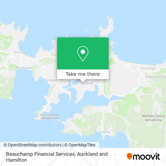 Beauchamp Financial Services map