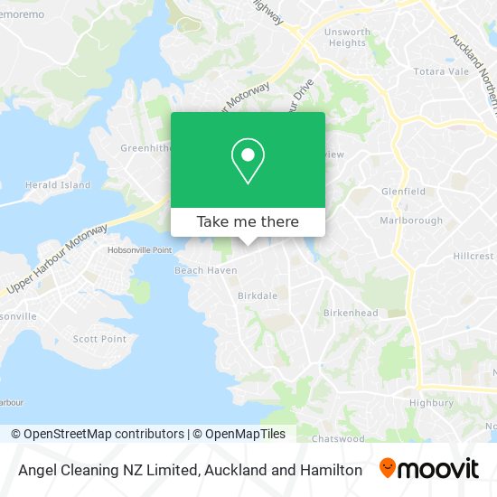 Angel Cleaning NZ Limited map