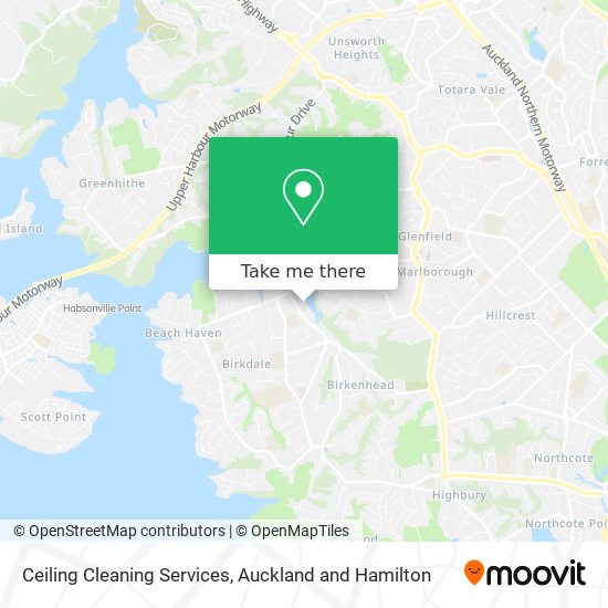 Ceiling Cleaning Services map