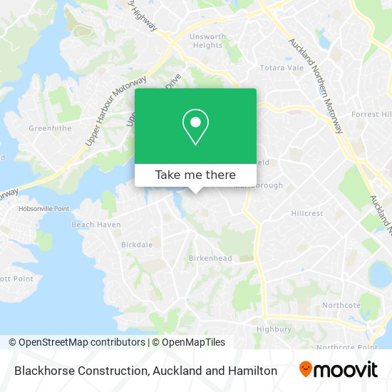 Blackhorse Construction map