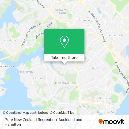 Pure New Zealand Recreation地图